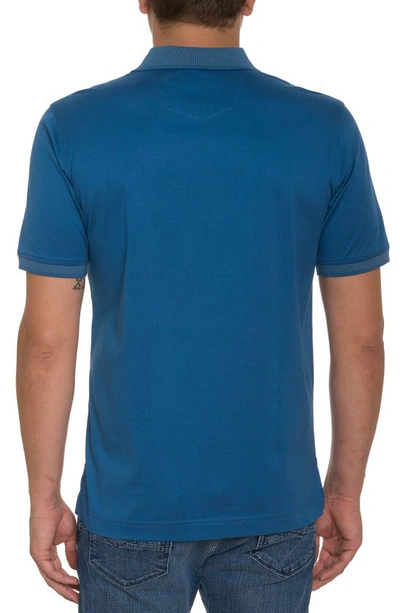 Robert Graham Archie Polo In Indigo