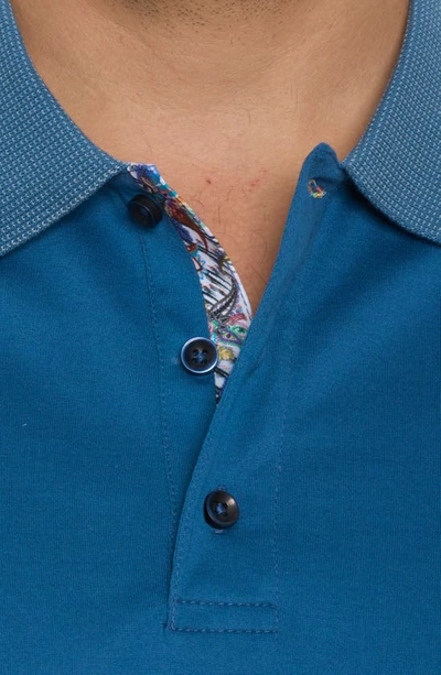 Robert Graham Archie Polo In Indigo