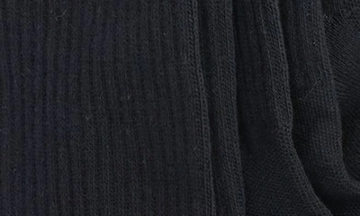 Polo Ralph Lauren Signature Embroidered Crew Socks, Pack Of Six In Black