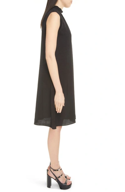 Shop Givenchy Lavaliere 4g Jacquard Sleeveless Dress In Black