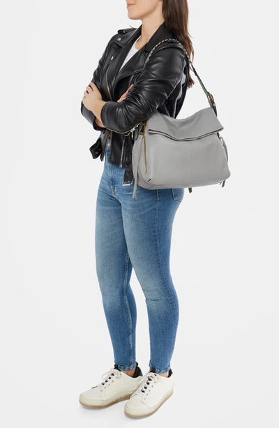 Aimee Kestenberg Bali Double Entry Bag In Cool Grey