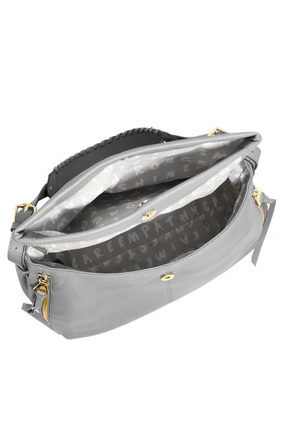 Aimee Kestenberg Bali Double Entry Bag In Cool Grey