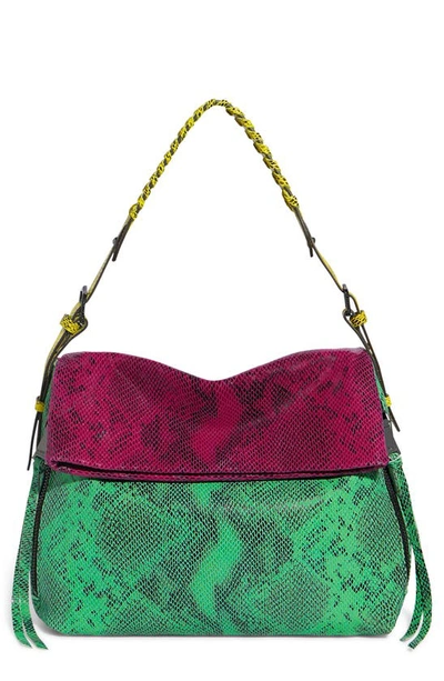 Shop Aimee Kestenberg Bali Double Entry Bag In Multi Cobra