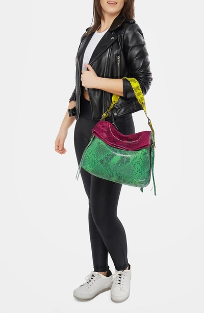 Shop Aimee Kestenberg Bali Double Entry Bag In Multi Cobra