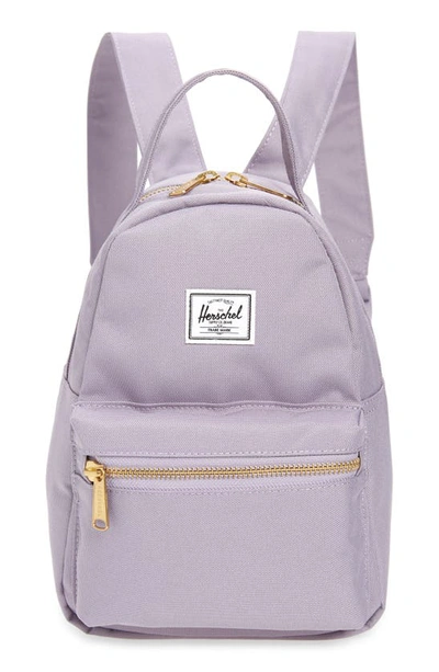 Shop Herschel Supply Co Mini Nova Backpack In Lavender Gray