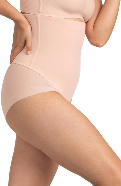 Shop Honeylove Superpower Briefs In Rose Tan