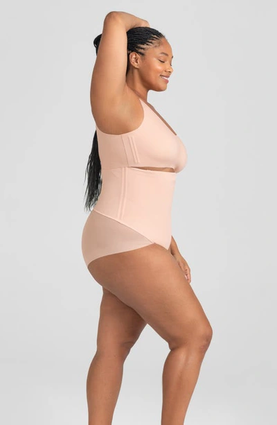 Shop Honeylove Superpower Briefs In Rose Tan