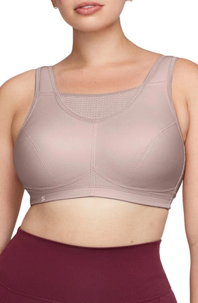 Shop Glamorise No-bounce Camisole Elite Sports Bra In Rose Tan