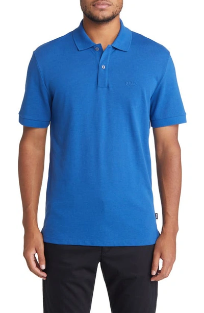 Hugo boss royal blue hotsell polo shirt