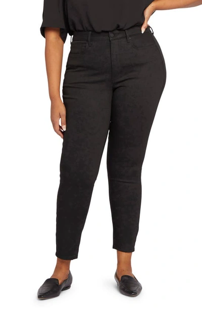 Shop Nydj Ami High Waist Skinny Jeans In Black Rinse