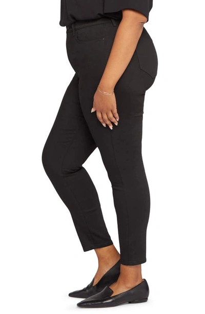 Nydj Ami High Waist Skinny Jeans In Black Rinse