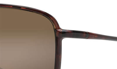 Shop Maui Jim Kaupo Gap 61mm Polarizedplus2® Aviator Sunglasses In Tortoise