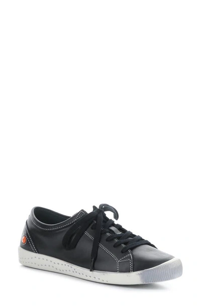 Shop Softinos By Fly London Isla Sneaker In Black Leather