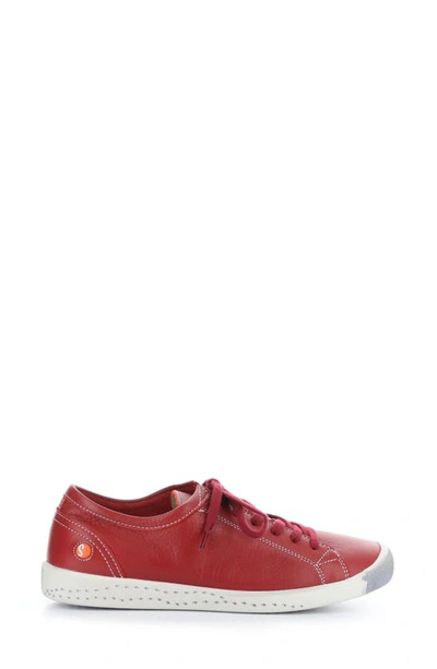 Shop Softinos By Fly London Isla Sneaker In Red Leather