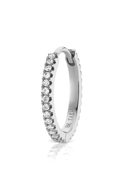 Maria Tash Diamond Eternity 18kt White Gold Single Ear Cuff With Diamonds In White Gold