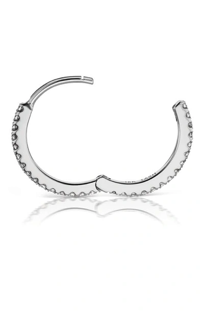 Maria Tash Diamond Eternity 18kt White Gold Single Ear Cuff With Diamonds In White Gold
