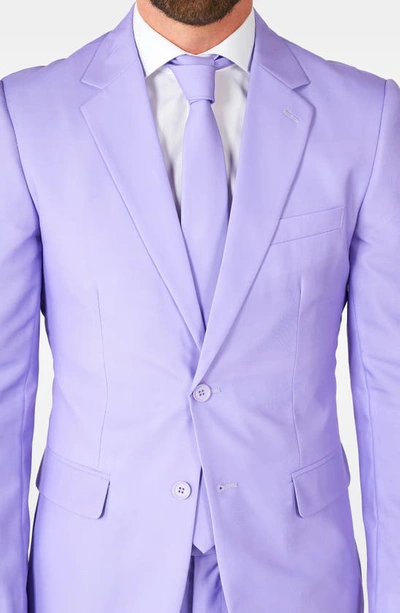 Opposuits Lavish Lavender Trim Fit Suit & Tie In Lavender