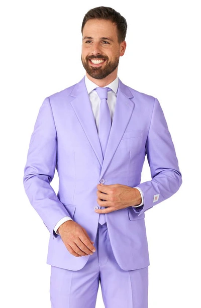 Shop Opposuits Lavish Lavender Trim Fit Suit & Tie