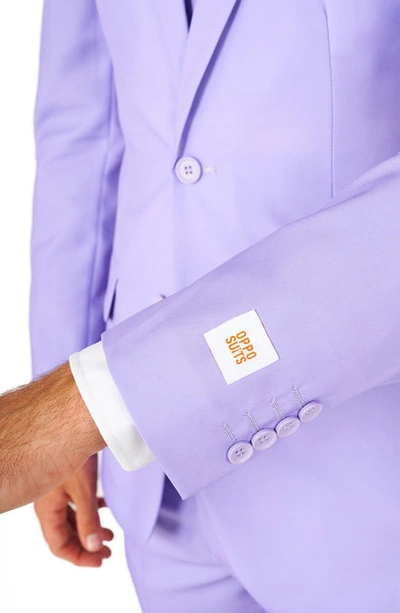 Opposuits Lavish Lavender Trim Fit Suit & Tie In Lavender
