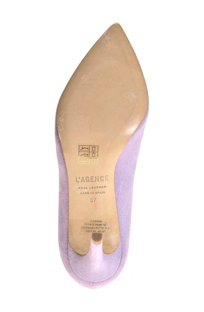 Shop L Agence Eloise Pump In Lavender