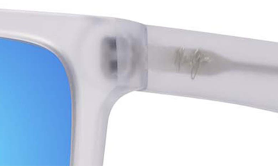 Maui Jim Stone Shack 55mm Polarizedplus2® Square Sunglasses In Matte Crystal