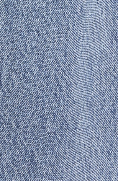 Totême Toteme Twisted Seam High Waist Straight Leg Jeans In Blue