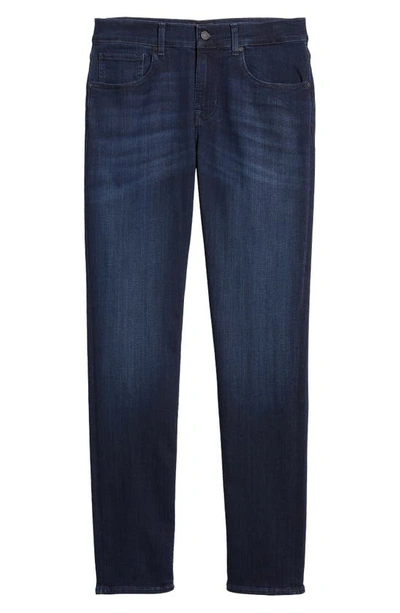 Shop 7 For All Mankind Slimmy Luxe Performance Plus Slim Fit Tapered Jeans In Deep Blue