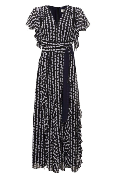 Shop Diane Von Furstenberg Bleuet Shibori Dot Dress In Shibori Dot Sm Black