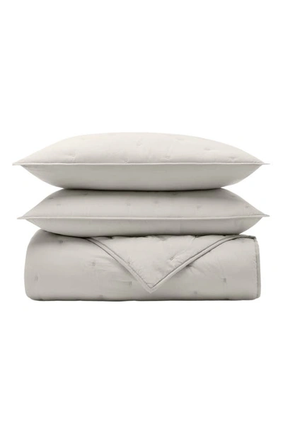 Shop Boll & Branch Airy Voile Quilt & Sham Set In Pewter