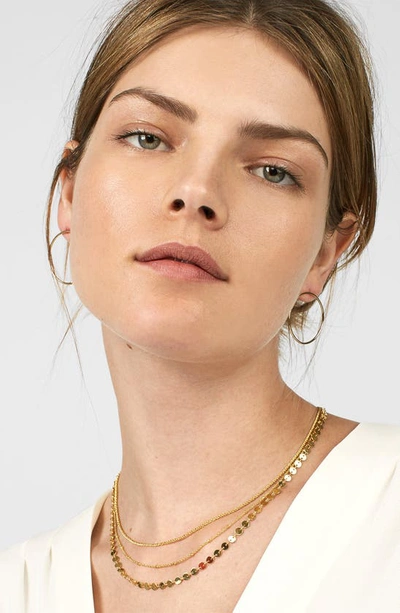 Shop Baublebar Ariana Multistrand Necklace In Gold