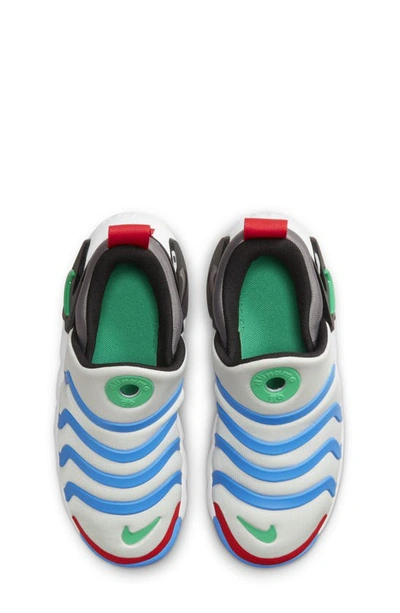 Shop Nike Kids' Dynamo Go Sneaker In Platinum/ Black/ Blue/ Green