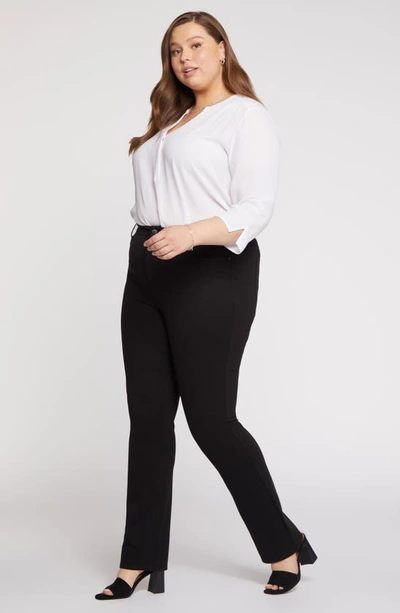 Shop Nydj Marilyn Straight Leg Pants In Black