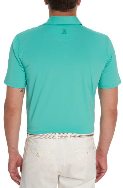Robert Graham Axelsen Performance Polo In Jade