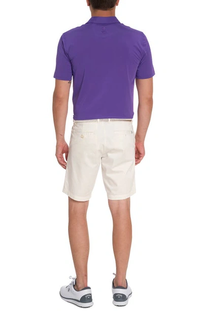 Robert Graham Axelsen Performance Polo In Purple
