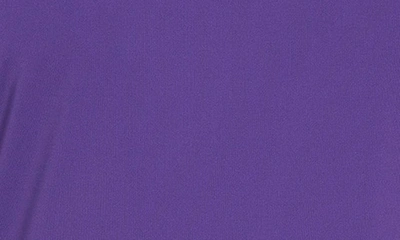 Shop Robert Graham Axelsen Solid Short Sleeve Performance Golf Polo In Purple