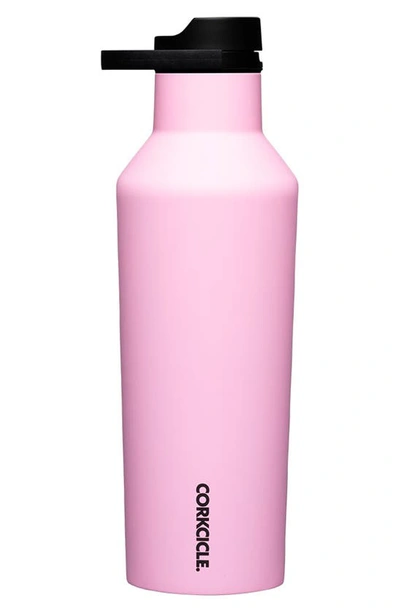 Shop Corkcicle 32-ounce Sport Canteen In Sun Soaked Pink