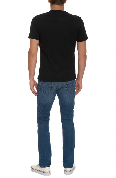 Shop Robert Graham Roseland Cotton Graphic T-shirt In Black