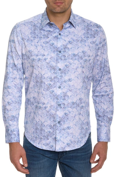 Shop Robert Graham Seaport Stretch Button-up Shirt In Blue Multi