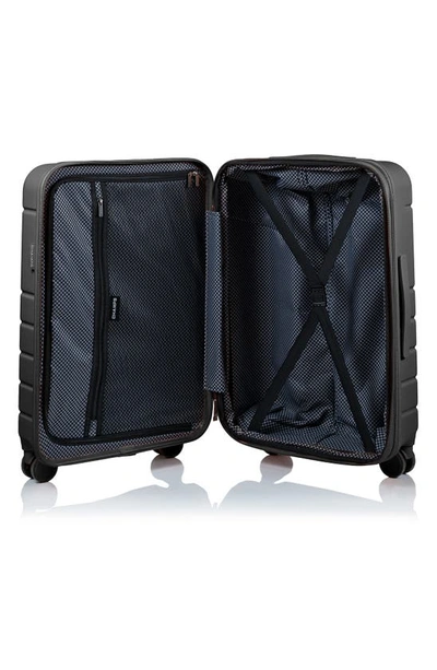 Shop Champs Spinner Suitcase 3-piece Luggage Set In Black