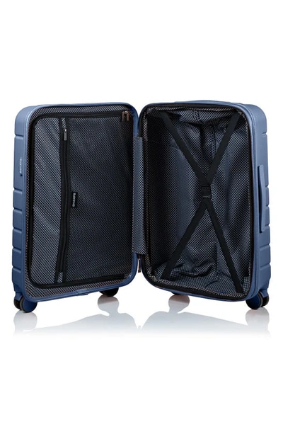 Shop Champs Spinner Suitcase 3-piece Luggage Set In Navy