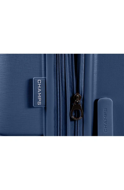 Champs Spinner Suitcase 3-piece Luggage Set In Navy