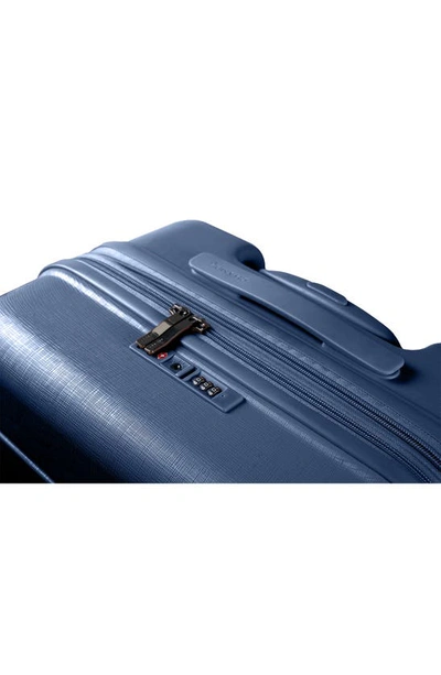 Shop Champs Spinner Suitcase 3-piece Luggage Set In Navy