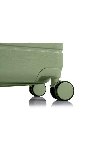 Champs Spinner Suitcase 3-piece Luggage Set In Green