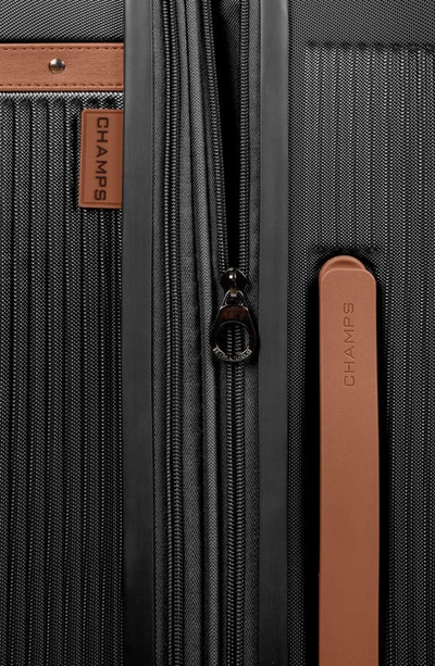 Champs Vintage Air 3-piece Luggage Set In Black