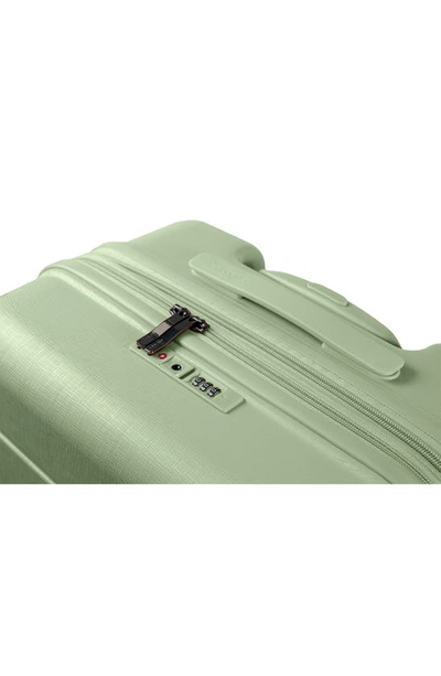 Champs Spinner Suitcase 3-piece Luggage Set In Green