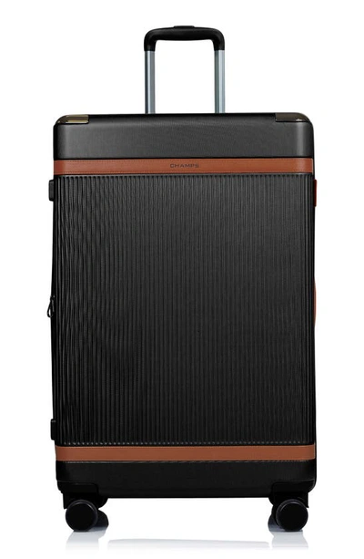 Champs Vintage Air 3-piece Luggage Set In Black