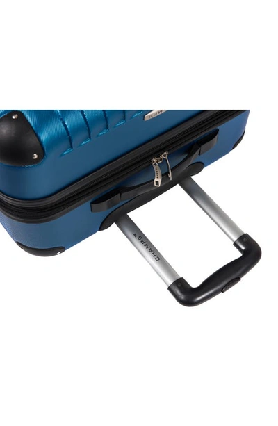Shop Champs Tourist Suitcase 2-piece Luggage Set In Blue