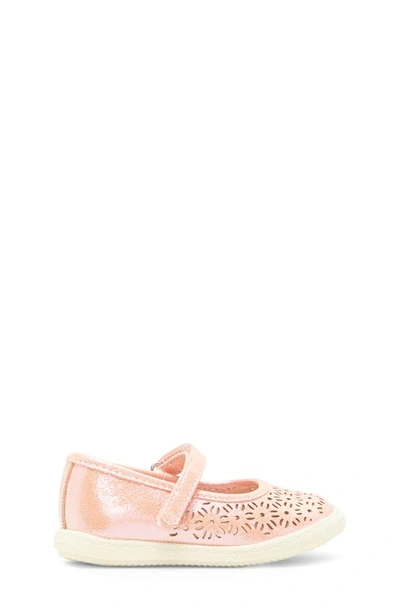 Shop Harper Canyon Kids' Justice Mary Jane Flat In Rose Gold Metallic