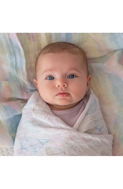 Aden + Anais 4-pack Classic Swaddling Cloths In Above The Clouds Pink