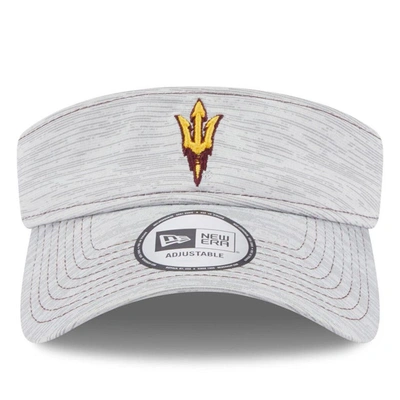 Shop New Era Gray Arizona State Sun Devils Logo Adjustable Visor